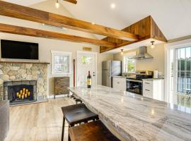 Modern Waterfront Gem with Dock on Lake Monomonac