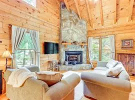 Private Hot Tub Secluded Ellijay Cabin on River