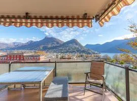 Imperial of Lugano 4 with a lake view behind the station and 10 min from the lake