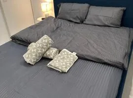 Warm, new and affordable room for couples or single if no one booked in other two room you will stay in the whole house by your self