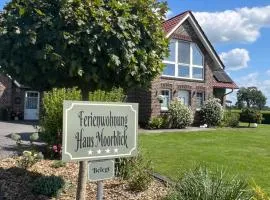 Ferienwohnung Haus Moorblick mit Garten in Kanallage