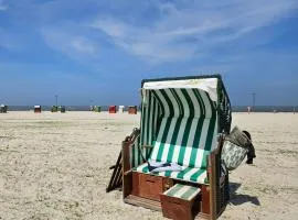 Ferienhaus Oll Smee 9 - Huus Twee mit eingezäunten Garten, Weitblick, Kamin und Strandkorb