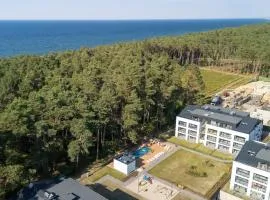Holiday studio with air conditioning, summer pool