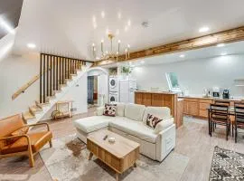 Walk to Fox Lake Pet-Friendly A-Frame with Fire Pit