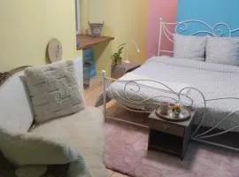 chambre du thé, sdb partagée