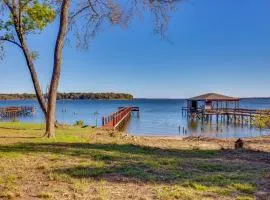 Waterfront Home at Lake Fork with Boardwalk