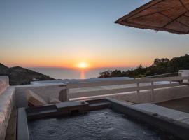 Sunset & Ocean view Villa，位于帕特莫斯的酒店
