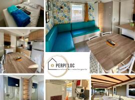 Mobil-home 6 personnes, Clim, Camping Mar Estang，位于鲁西隆地区卡内的酒店