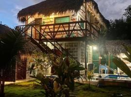 Casa de Playa con Piscina，位于拉斯彭尼塔斯的酒店