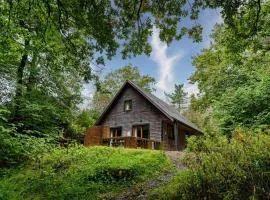 Ellastone, woodland lodge with hot tub for 8