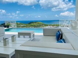 Prestigious Villa & Apartment Marewa with Breathtaking Ocean View - Saint Martin French Side，位于圣马丁岛的酒店