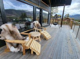 Elegant black chalet with top amenities in Vrådal，位于弗罗达尔的酒店