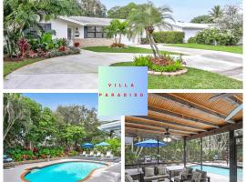 4br Private Guest Suite Pool Pga Beaches，位于棕榈滩花园的酒店