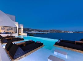 Villa with Aegean Sea views，位于萨鲁的酒店