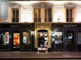 古斯塔夫酒店，位于巴黎比尔哈凯姆地铁站附近的酒店