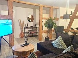 Design-Apartment II Boxspring I Nespresso I Balkon I Basel 10 km I Tiefgarage，位于Eimeldingen的酒店