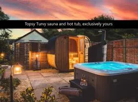 Topsy Turvy and Hillside Spa at Tregoose Old Mill