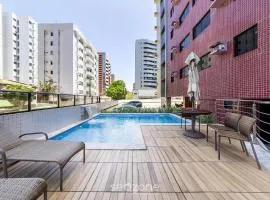Apartamento c/ Piscina 500m da Praia SOH1102