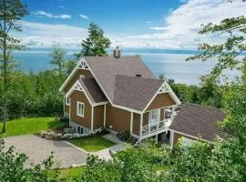 Le Belvédère - Chalet avec vue splendide sur le fleuve