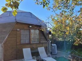 בקתת עץ בחורש במנות - דום גיאודזי - Wooden cabin in Manot，位于Manot的酒店