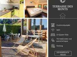 Terrasse des Monts - Duplex Indépendant de Charme，位于Les Hôpitaux-Neufs的酒店