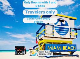 South Beach Rooms and Hostel，位于迈阿密海滩的酒店