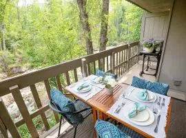 Riverfront 2 BR - Steps to Town - Pool & Hot Tub