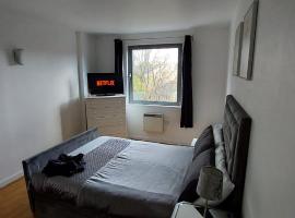 Charming 1BDR Serviced Condo! 4 guests Pool n Free parking，位于伦敦的酒店