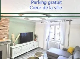 Rodez centre ville, Parking public gratuit, Petit dej supplément