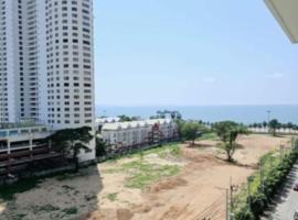 2 ห้องนอน 2 ห้องน้ำ seaview jomtien ชั้น3，位于乔木提恩海滩的度假村