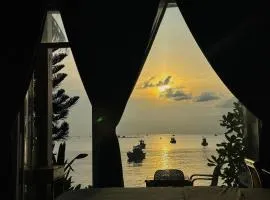 sunset beach house