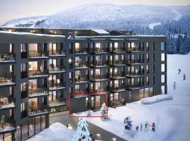 Charming new ski-in ski-out apartment in Hemsedal，位于海姆瑟达尔的酒店