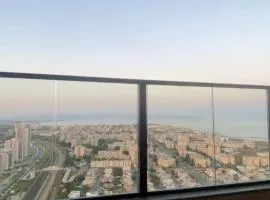 The beautiful view overlooking Acre, Haifa and the neighboring villages