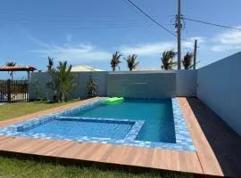 Casa pé na areia em Morro Branco