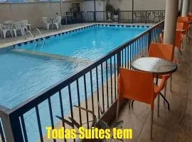 Pousada Parque Suites Estacionamento e Piscina