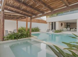 Zirene, Depto con jacuzzi priv，位于希克苏鲁伯的酒店