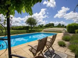Maison campagnarde avec piscine, animaux acceptés, Wi-Fi, parking, cheminée - FR-1-616-424