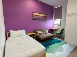 Lavender Theme Walk Up Apartment Matang