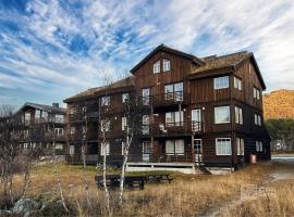 Modern apartment Hovden ski in-out x-skiing, 2 bathrooms and balcony，位于霍夫登的酒店