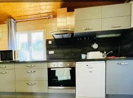 Chalet climatisé dans un écrin de verdure