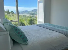 Highhaven on Quebec, sunny hillside, central Nelson hideaway with city to sea views