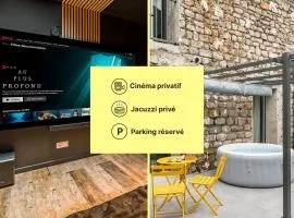 CHILL HAVEN - Jacuzzi & Cinéma - Queen Size - Parking - Terrasse