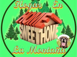 Eco-HOTEL HOGAR EN LA MONTAÑA HOME SWEET HOME，位于拉维加的山林小屋