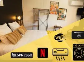 Studio Preto - Confort moderne - Terrasse - Parking gratuit - Non fumeur