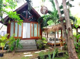 Bintang Tiga Bungalows Gili Air，位于吉利阿尔的民宿