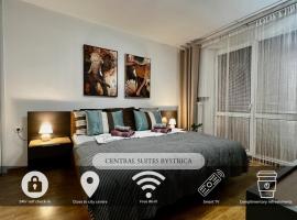 Central Suites Bystrica I 24hr Self Check-in l Free Wi-Fi & Parking，位于班斯卡-比斯特里察的酒店