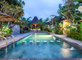 1-Bedroom Honeymoon Joglo Sleman Country Inn Yogyakarta Near Merapi Mountain，位于Pakem的酒店