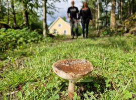 Gula huset i skogen- Skogsbruk & logi på Linderödsåsen，位于Kilhult的酒店