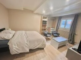 Studio avec cuisine, salle de bain et garage privé proximité 24h