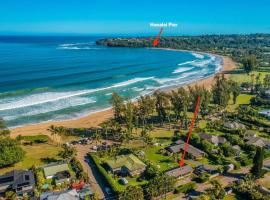 Hale Maluhia Hanalei home，位于哈纳莱伊的酒店
